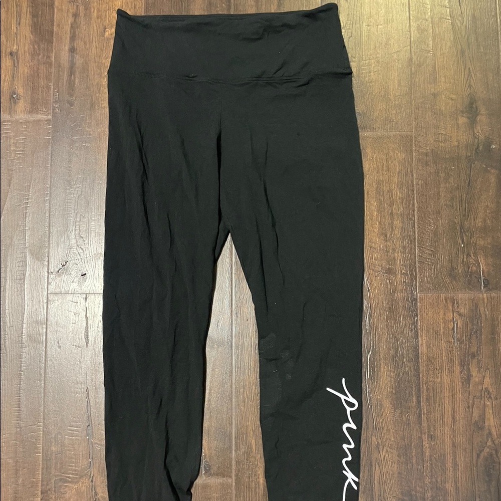 Victoria’s Secret Pink Leggings - XL - Black